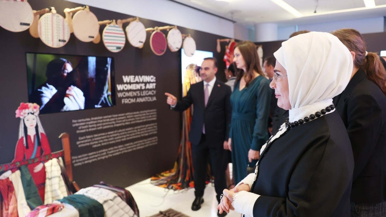 Foto - Türkevi’ndeki açılışa Emine Erdoğan da katıldı! Türkiye'nin kültürel mirasına ışık tutan sergi