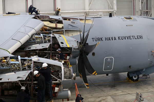 Foto - Türkiye A400M'lerde ''retrofit'' adı verilen versiyon yükseltme işlemini yapabilen tek ülke olacak