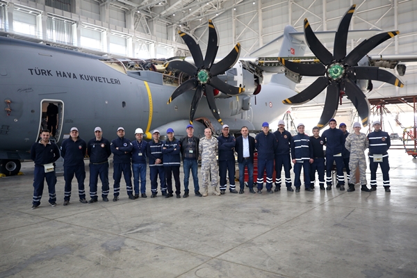 Foto - Türkiye A400M'lerde ''retrofit'' adı verilen versiyon yükseltme işlemini yapabilen tek ülke olacak