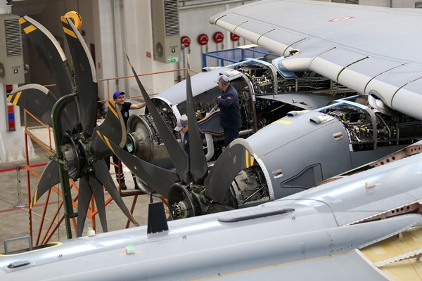 Foto - Türkiye A400M'lerde ''retrofit'' adı verilen versiyon yükseltme işlemini yapabilen tek ülke olacak