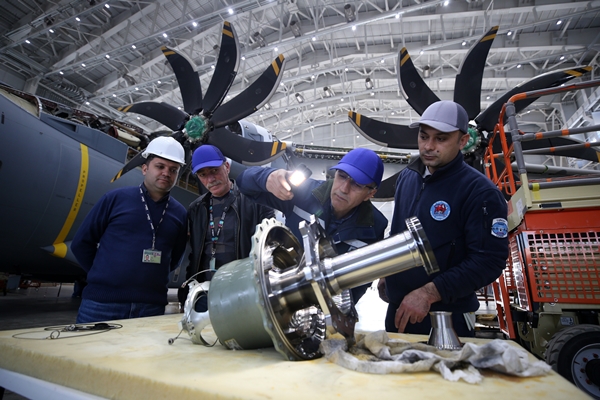 Foto - Türkiye A400M'lerde ''retrofit'' adı verilen versiyon yükseltme işlemini yapabilen tek ülke olacak