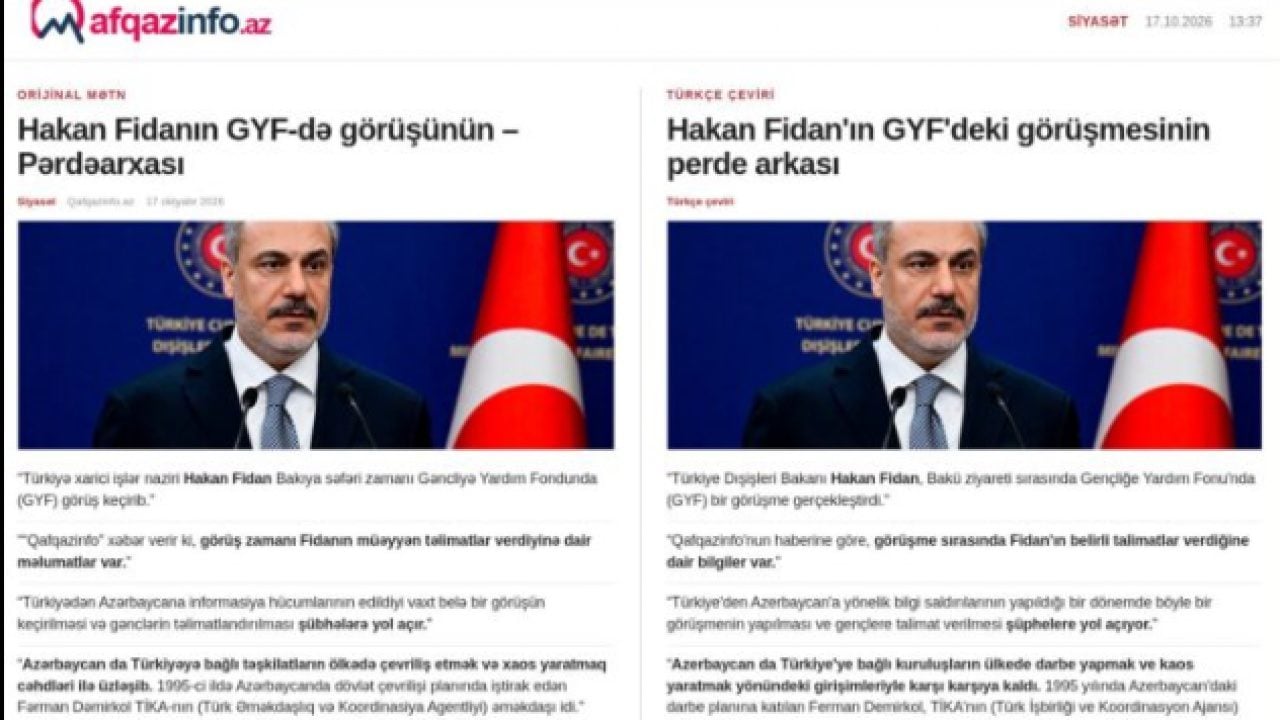 Foto - Türkiye-Azerbaycan kardeşliğini hedef alan iddiaya Ankara'dan net cevap! "Kasıtlı yalan"