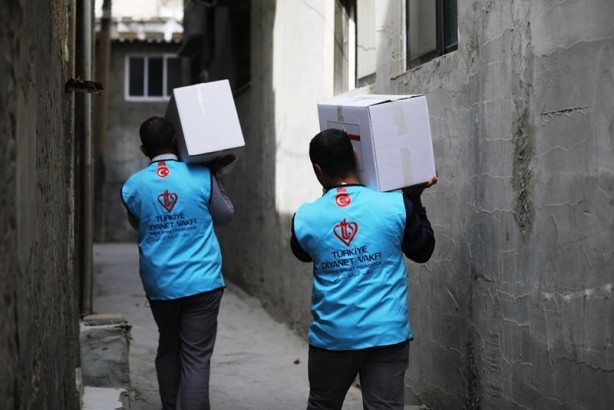 Foto - Türkiye Diyanet Vakfının desteğiyle Gazze'ye 2 bin koli gıda yardımı