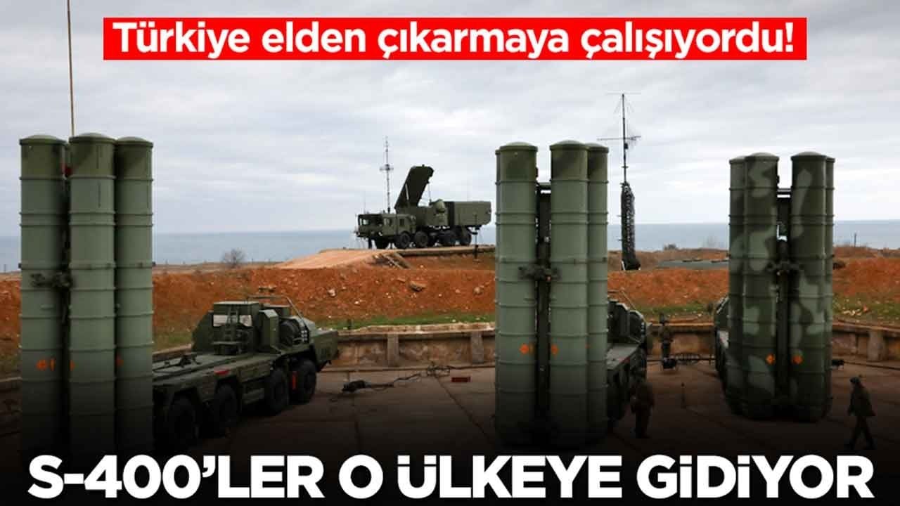 Türkiye elden çıkarmaya çalışıyordu: S-400'ler o ülkeye gidiyor