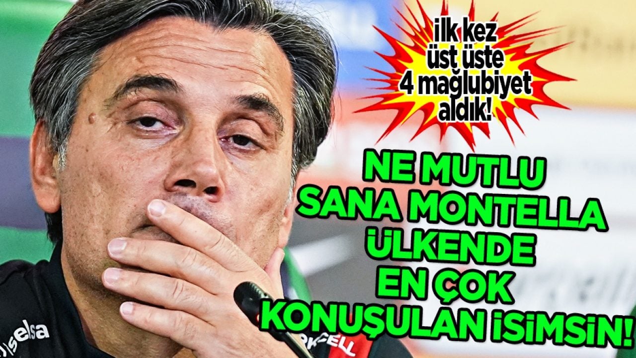 Türkiye için çok ciddi bir mesele artık bu konu! Montella ile nereye kadar gidilecek?