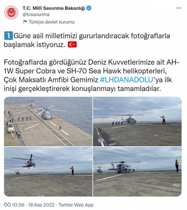 Foto - Türkiye için gurur anı! LHD Anadolu'da bir ilk gerçekleşti