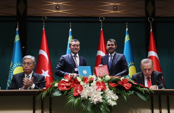 Foto - Türkiye ile Kazakistan arasında imzalar atıldı