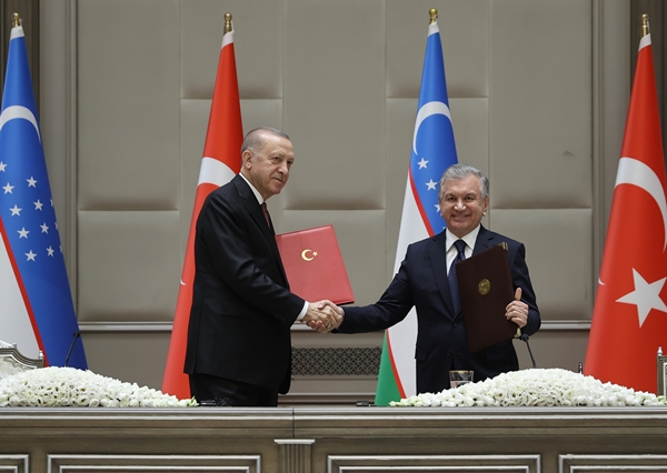 Foto - Türkiye ile Özbekistan arasında imzalar atıldı