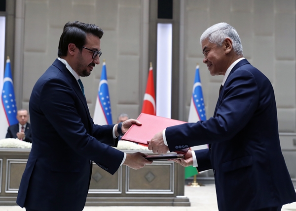 Foto - Türkiye ile Özbekistan arasında imzalar atıldı