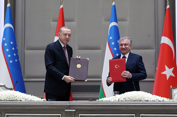 Foto - Türkiye ile Özbekistan arasında imzalar atıldı