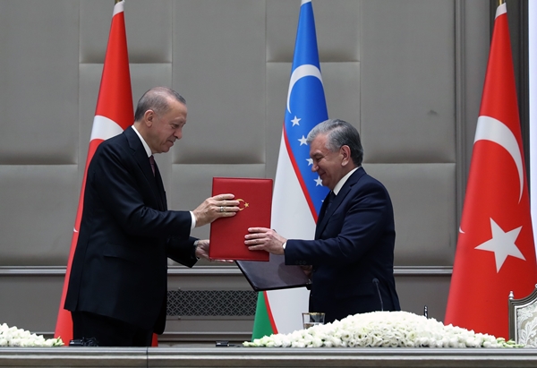 Foto - Türkiye ile Özbekistan arasında imzalar atıldı