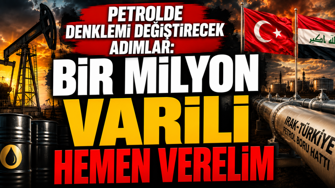 Türkiye-Irak arasında tarihi enerji hamlesi! Günde 1 milyon varillik teklif masada