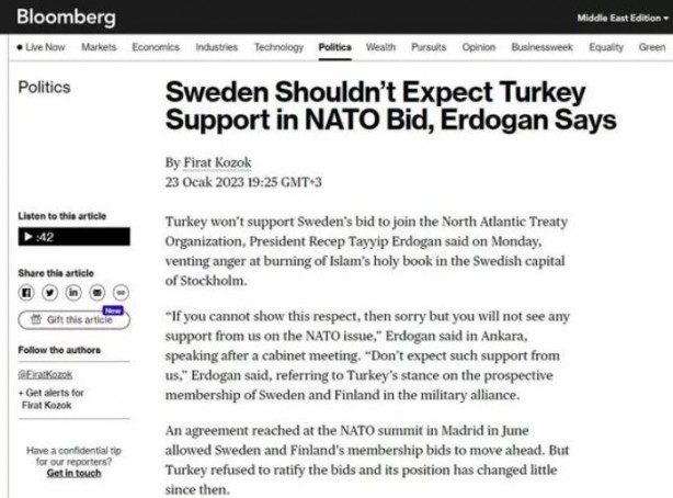 Foto - Türkiye kapıları kapattı! Dünya basını Cumhurbaşkanı Erdoğan'ın konuşmasını takip etti