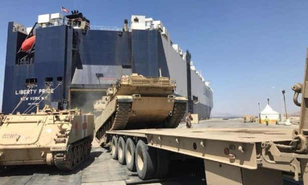 Foto - Türkiye'ye karşı dikkat çeken hareketlilik! ABD o ülkeye içi silah dolu gemi gönderdi