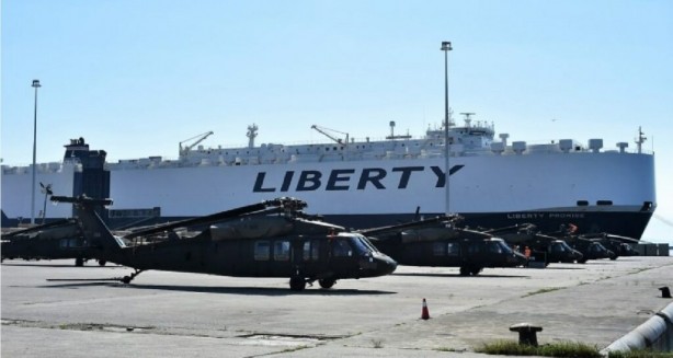 Foto - Türkiye'ye karşı dikkat çeken hareketlilik! ABD o ülkeye içi silah dolu gemi gönderdi