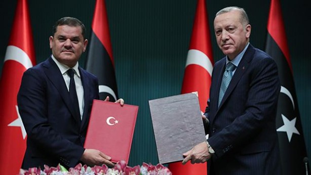 Foto - Türkiye-Libya anlaşmasına ilişkin skandal karar! Dibeybe hemen basın mensuplarının karşısına geçti