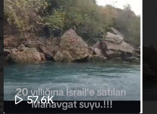 Foto - "Türkiye, Manavgat Çayı suyunu 20 yıllığına İsrail’e sattı" iddiasının arka planı ortaya çıktı! Büyük skandal