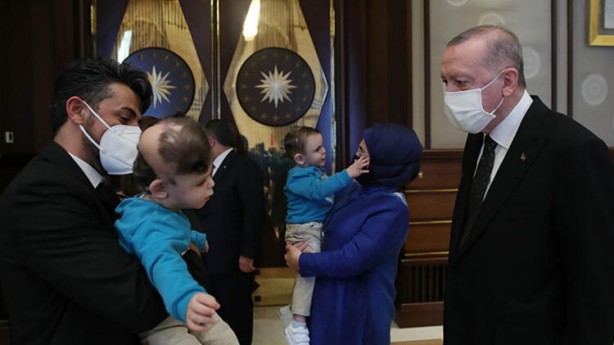 Foto - Türkiye onları konuşuyordu! Başkan Erdoğan'a sürpriz ziyaret