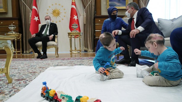 Foto - Türkiye onları konuşuyordu! Başkan Erdoğan'a sürpriz ziyaret