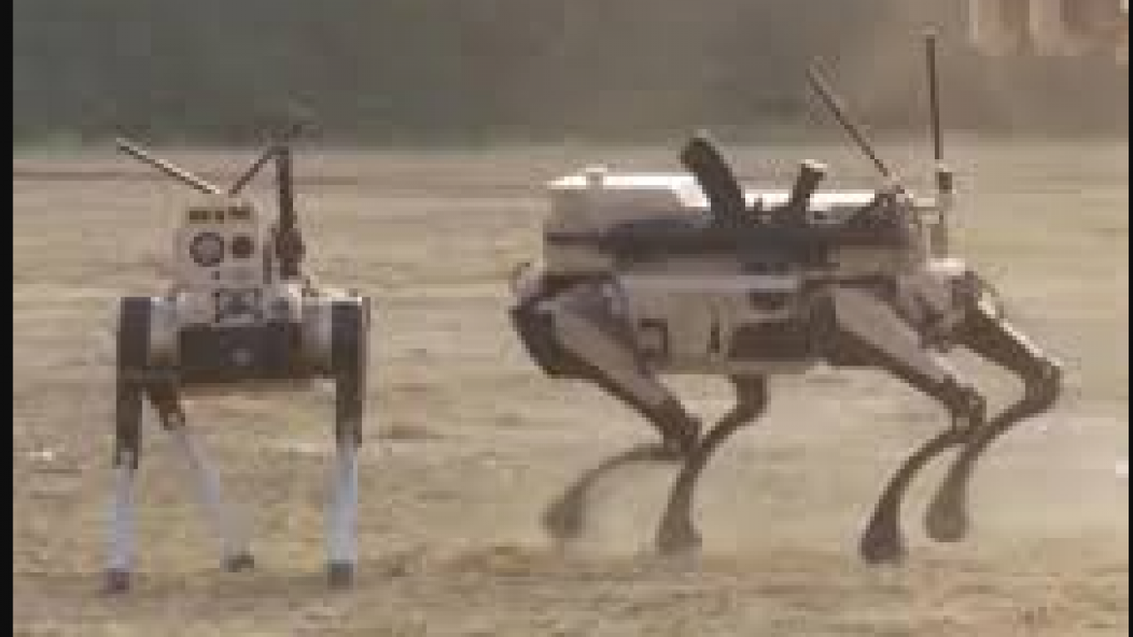 Türkiye robot ordusunu sahaya sürmüştü: Şimdi de onlar robot kurtlarla ilerlemeye başladılar