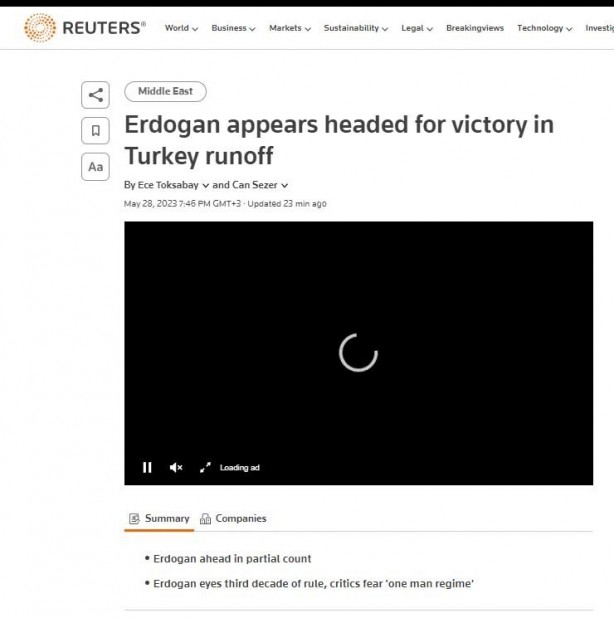 Foto - Türkiye seçimleri dünyanın gündeminde! Seçim sonuçlarını böyle gördüler: Erdoğan'ın açık zaferi...