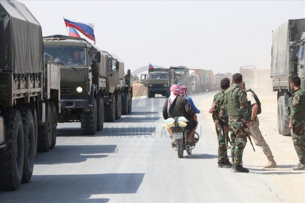 Foto - Türkiye sınırına askeri yığınak! Görüntülere ulaşıldı