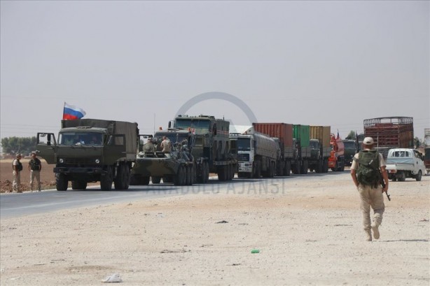Foto - Türkiye sınırına askeri yığınak! Görüntülere ulaşıldı