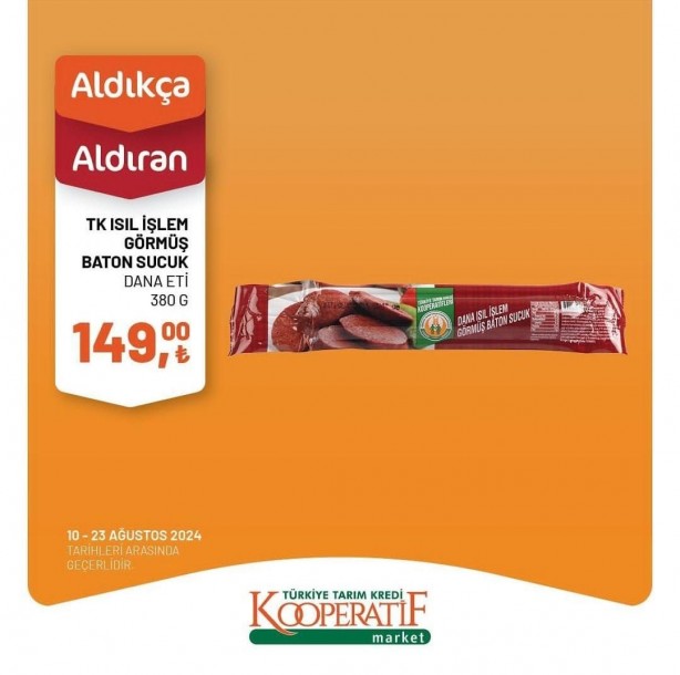 Foto - Türkiye Tarım Kredi Kooperatif Marketleri yayınladı! Tam 2 hafta sürecek indirimler belli oldu