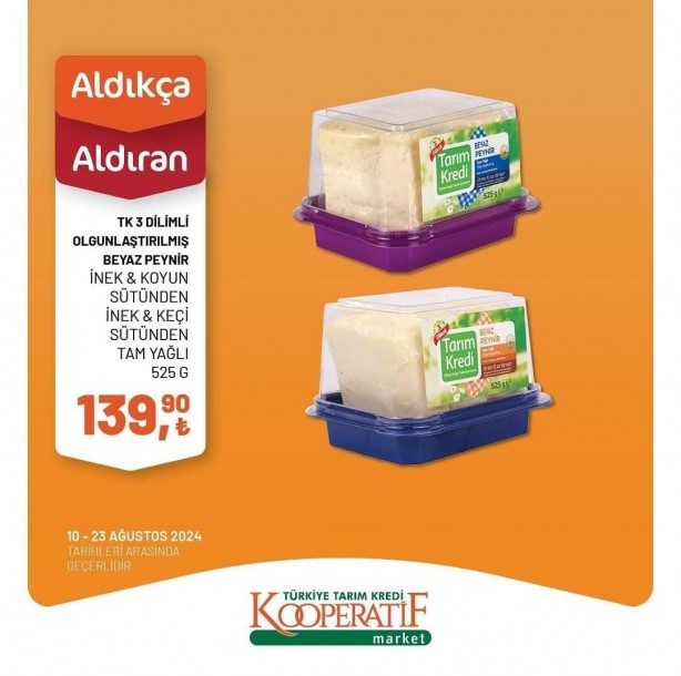 Foto - Türkiye Tarım Kredi Kooperatif Marketleri yayınladı! Tam 2 hafta sürecek indirimler belli oldu