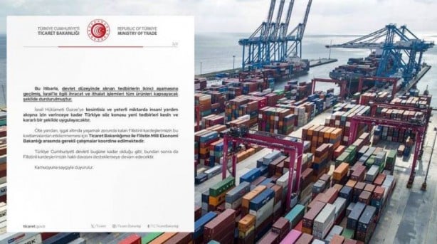Foto - Türkiye ticareti kesince katil İsrail köşeye sıkıştı