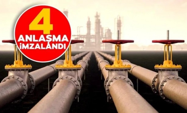 Türkiye ve Azerbaycan arasında anlaşma! Doğal gaz için 4 anlaşma imzalandı