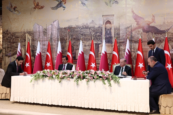 Foto - Türkiye ve Katar arasında 11 anlaşma! İmzalar atıldı