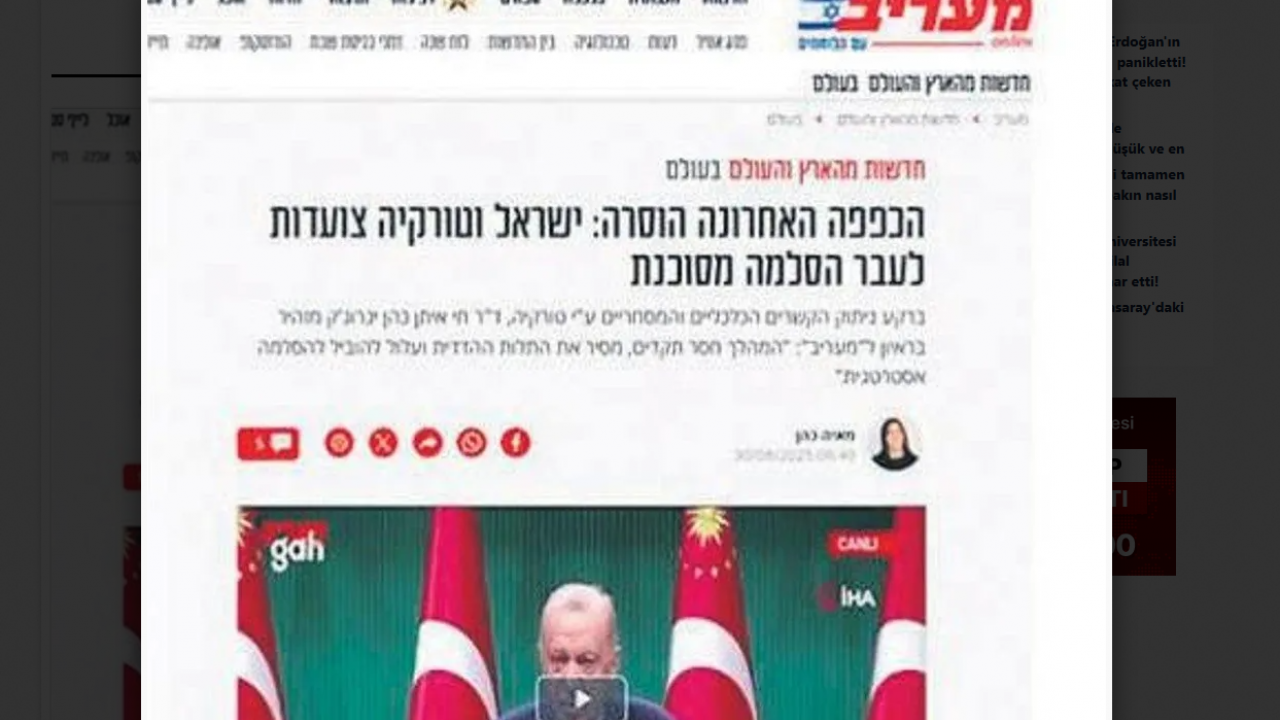 Foto - Türkiye yaptı İsrail baktı! Soykırımcılar panikledi: Erdoğan güçlü adımlar atıyor