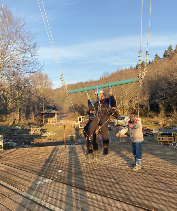 Foto - Türkiye’de bir ilk: Bu salıncağa binmek yürek istiyor