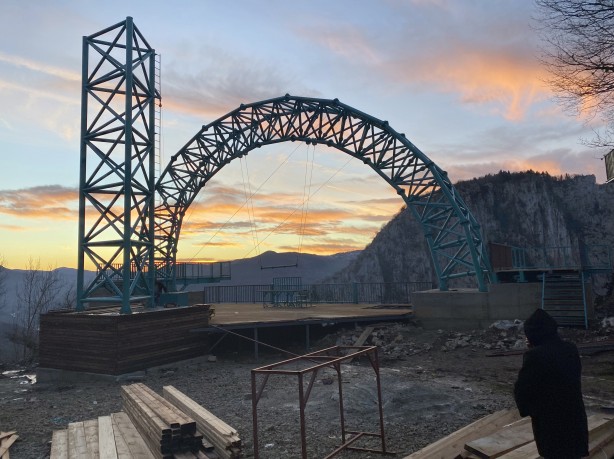 Foto - Türkiye’de bir ilk: Bu salıncağa binmek yürek istiyor