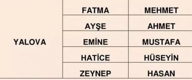 Foto - Türkiye'de en çok hangi isimler kullanılıyor? İl il en popüler kadın erkek isimleri