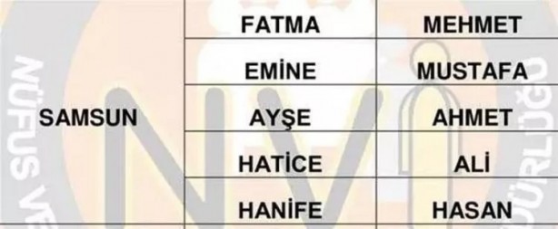 Foto - Türkiye'de en çok hangi isimler kullanılıyor? İl il en popüler kadın erkek isimleri