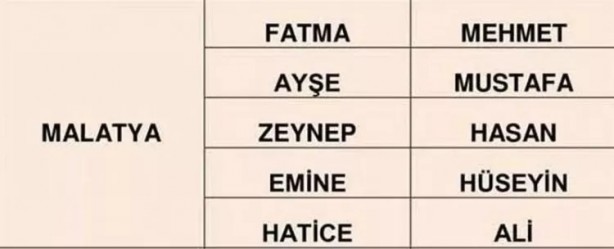 Foto - Türkiye'de en çok hangi isimler kullanılıyor? İl il en popüler kadın erkek isimleri