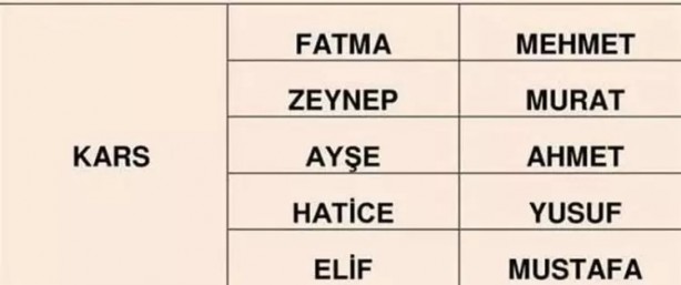 Foto - Türkiye'de en çok hangi isimler kullanılıyor? İl il en popüler kadın erkek isimleri