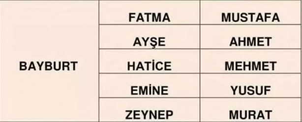 Foto - Türkiye'de en çok hangi isimler kullanılıyor? İl il en popüler kadın erkek isimleri