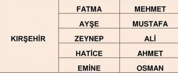 Foto - Türkiye'de en çok hangi isimler kullanılıyor? İl il en popüler kadın erkek isimleri