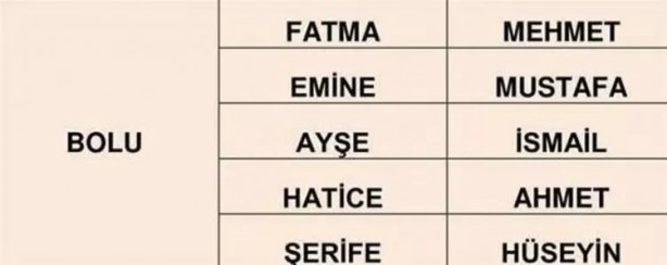 Foto - Türkiye'de en çok hangi isimler kullanılıyor? İl il en popüler kadın erkek isimleri