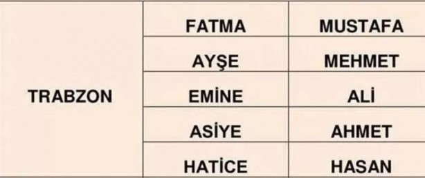 Foto - Türkiye'de en çok hangi isimler kullanılıyor? İl il en popüler kadın erkek isimleri