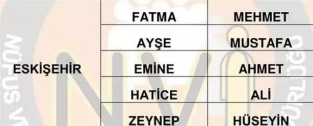 Foto - Türkiye'de en çok hangi isimler kullanılıyor? İl il en popüler kadın erkek isimleri