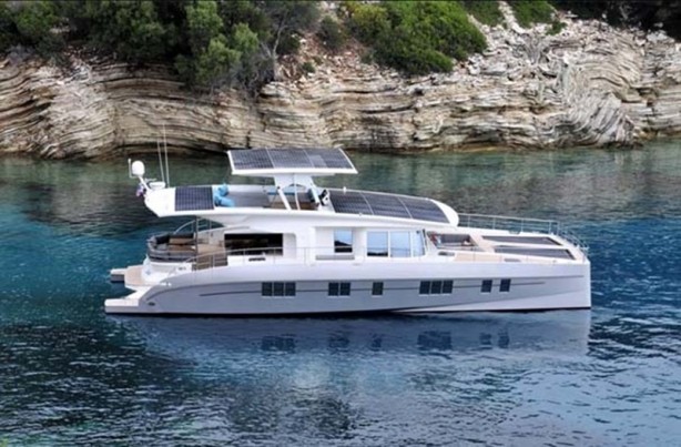 Foto - Türkiye'de güneş enerjili yat yapıldı