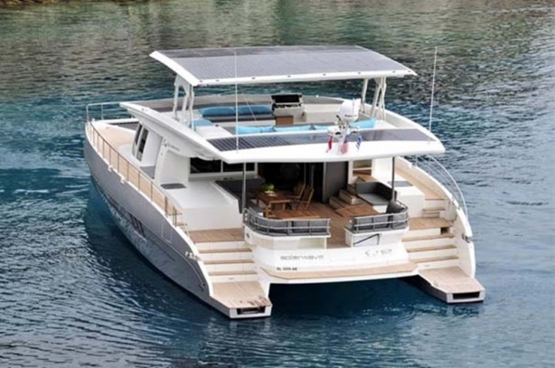 Foto - Türkiye'de güneş enerjili yat yapıldı