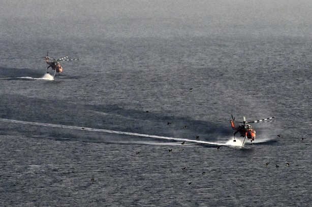 Türkiye'de hala devam ederken bu kez Yunanistan'da görüldü! Tam bir felaket