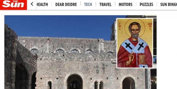 Foto - Türkiye'de tarihi dev keşif! Antalya'da 'Noel Baba'nın mezar (Aziz Nikolaos) yeriyle ilgili yeni keşif dünya basınında!