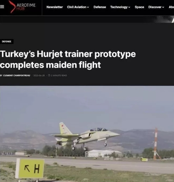 Foto - Türkiye'den gururlandıran başarı! Gökyüzüyle buluşan HÜRJET dünyayı salladı