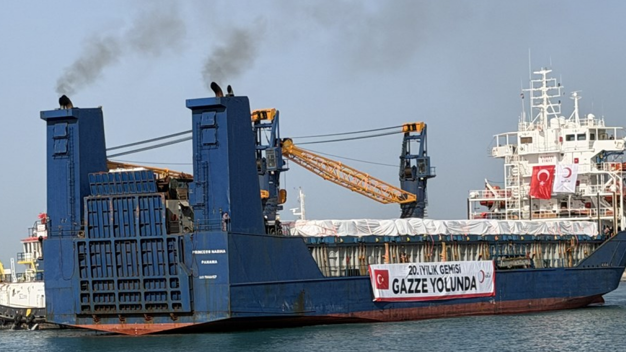 Türkiye’den hareket etti: 'İyilik Gemisi' Mısır'a ulaştı!